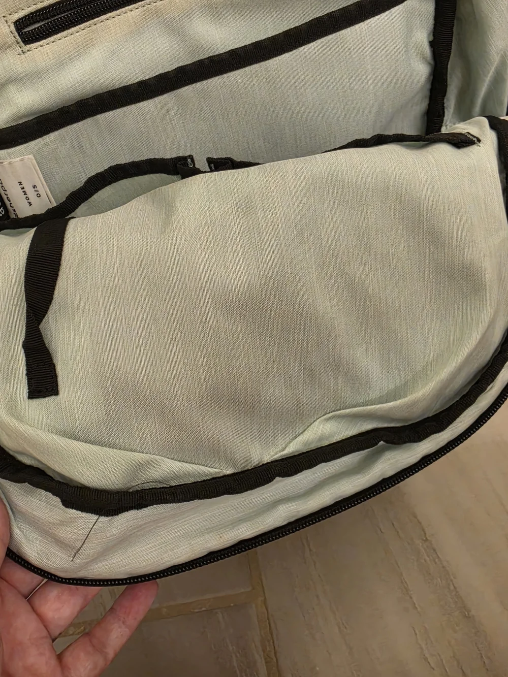 Sherpani Avalon Soft Blue and Black  Backpack
